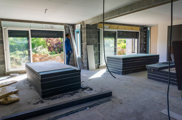 propriétaire dans le chantier