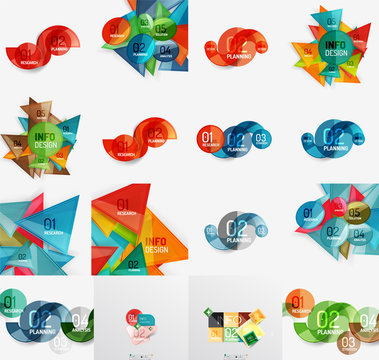 Modern geometric design temlates, universal diagram, banner