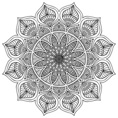 Fototapeta premium Mandala. Round Ornament Pattern