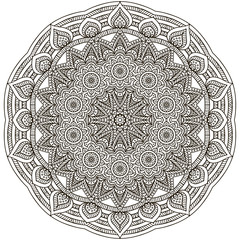 Mandala. Round Ornament Pattern