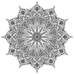 Mandala. Round Ornament Pattern