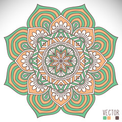 Mandala. Round Ornament Pattern