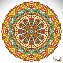 Mandala. Round Ornament Pattern