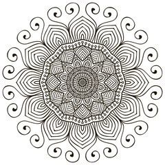 Mandala. Round Ornament Pattern
