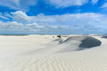 Schilderijen op glas White sand dunes of Nilgen Nature Reserve © demerzel21