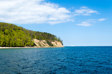 Cliff at Baltic sea, Poland  