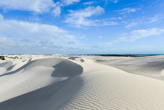 White sand dunes of Nilgen Nature Reserve