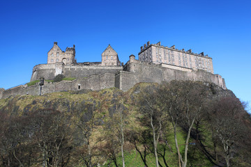 Fototapeta na wymiar Edinburgh Castle in Scotland