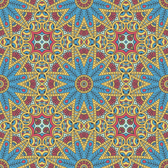 Vector ethnic seamless pattern
