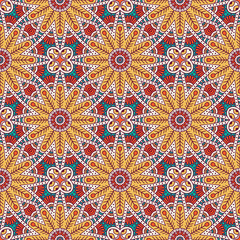 Vector ethnic seamless pattern