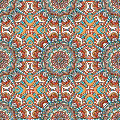 Vector ethnic seamless pattern