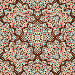 Vector ethnic seamless pattern