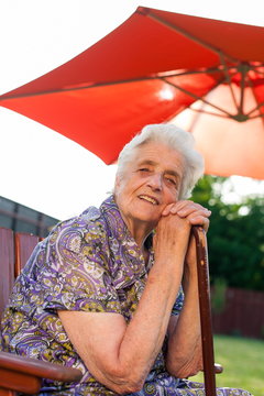 Elderly woman