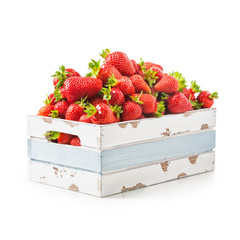 Strawberry in crate