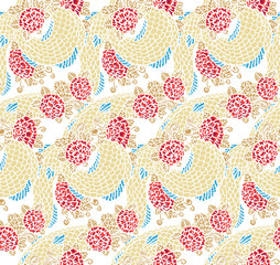 Seamless chinese dragon texture