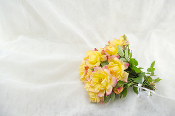 Bouquet of yellow roses