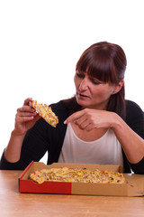 Frau findet was Ekliges in der Pizza