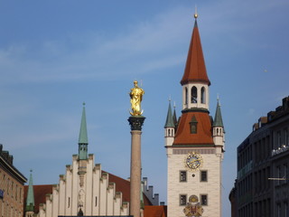 Fototapeta na wymiar München Mariensäule