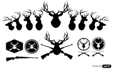 Deer Hunter Heads set