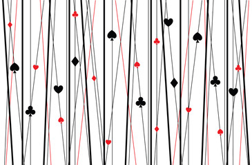Abstract Poker Pattern