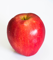 Apple on white background