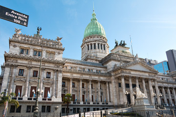 Fototapeta na wymiar Congreso de la Nación Argentina, Buenos Aires Argentinien