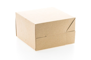 Brown paper box