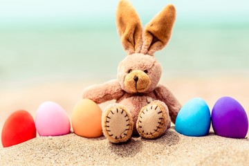 Easter, beach, sea.