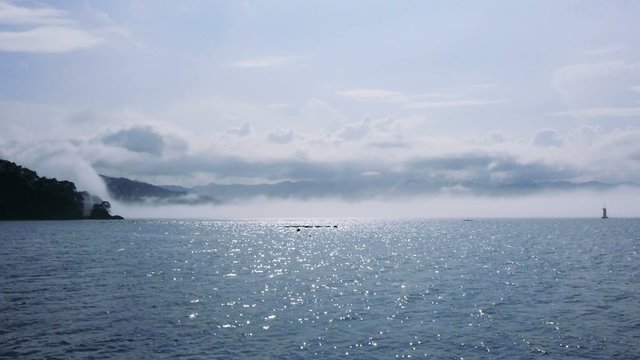 霧の海 水面を漂うやませ タイムラプス２