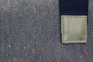 close up of jeans texture