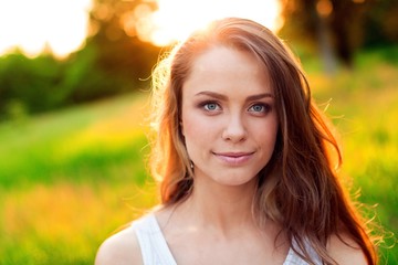 Fototapeta premium Women, hair, young.