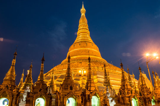 shwedagon pogoda, yangon myanmar