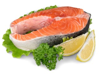 Salmon, fillet, fresh.