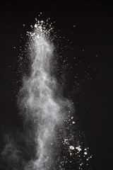 
Freeze motion of white dust explosion