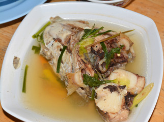 fish spicy lemongrass soup
