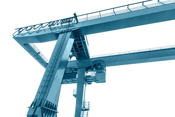Harbour bridge crane background