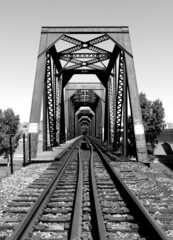 Train Tracks (Black and White)
