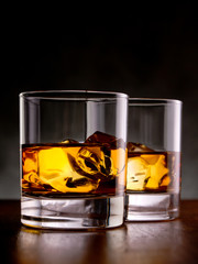 Two whiskeys