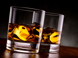 Two whiskeys