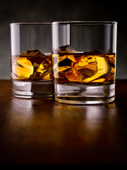 Two whiskeys
