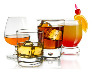 Various cocktails