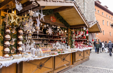 The Christmas markets located in Vipiteno, Italy