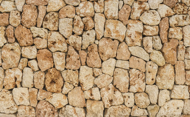 Traditionelle Trockenmauer 