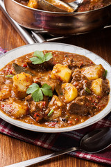 Beef stew with potatoes