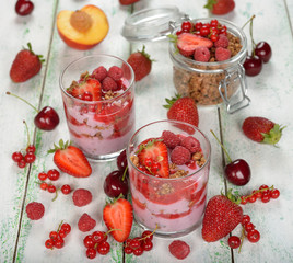 Dietary yogurt dessert