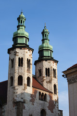 Church of St. Andrew in the Old Town of Krakow