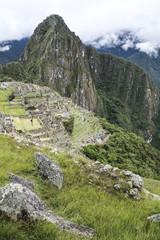 Fototapeta na wymiar hidden city Machu Picchu in Peru