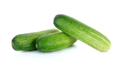 Cucumber isolated on the white background