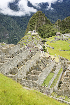 hidden city Machu Picchu in Peru