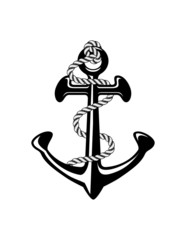 anchor with rope
